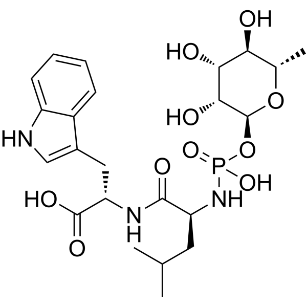 Phosphoramidon Chemical Structure