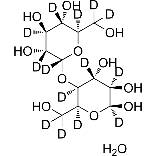 Maltose monohydrate-d<sub>14</sub> Chemical Structure