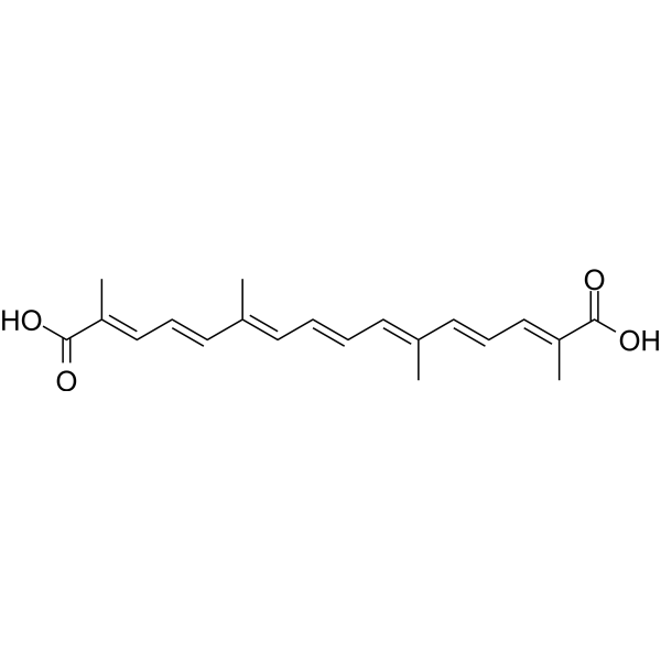 Crocetin Chemical Structure