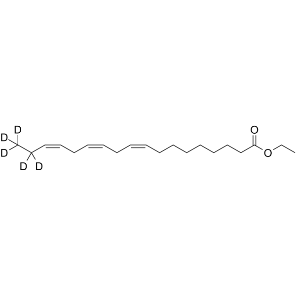 Ethyl linolenate-d<sub>5</sub> Chemical Structure