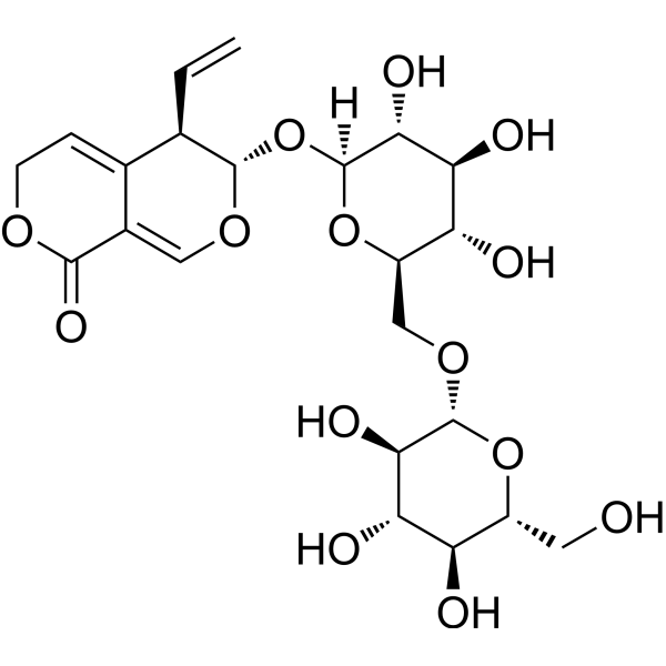6'-O-beta-D-Glucosylgentiopicroside Chemical Structure