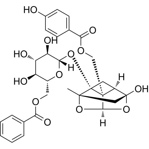 Benzoyloxypaeoniflorin Chemical Structure