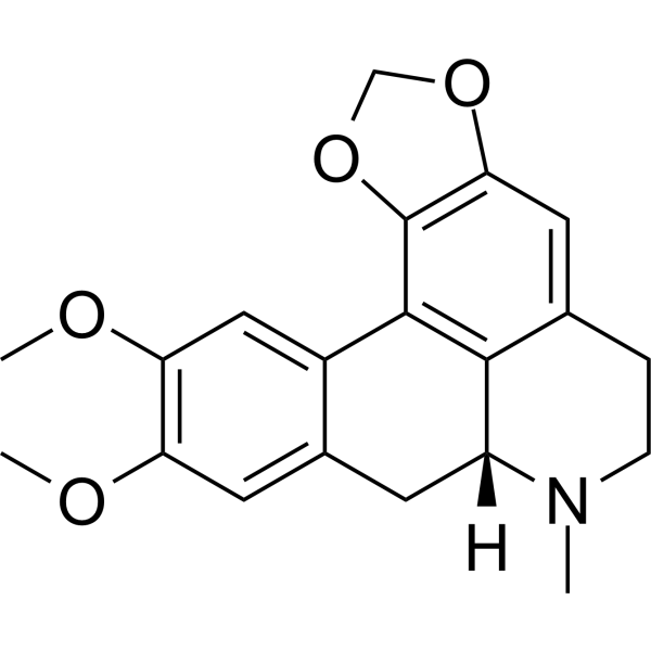 (-)-Dicentrine Chemical Structure