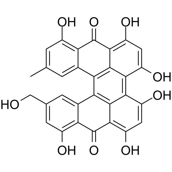 Protopseudohypericin Chemical Structure