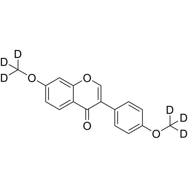 4',7-Dimethoxyisoflavone-d<sub>6</sub> Chemical Structure