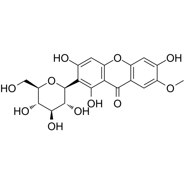 7-O-Methylmangiferin Chemical Structure