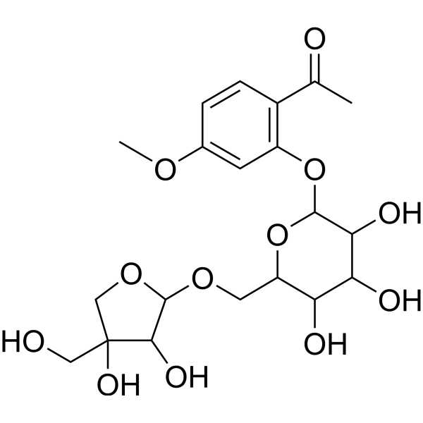 Apiopaeonoside Chemical Structure