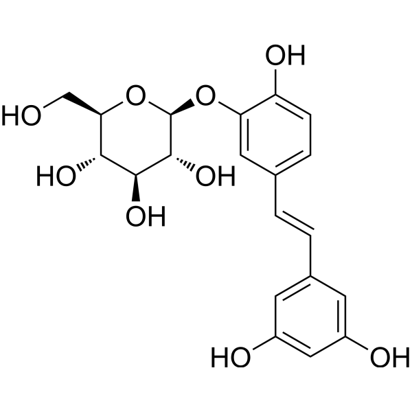 Piceatannol 3'-<em>O</em>-glucoside