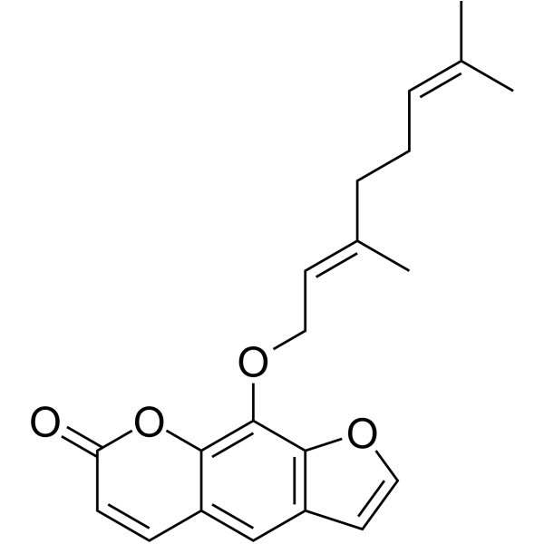 8-Geranyloxypsoralen Chemical Structure