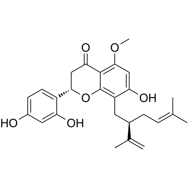 Kurarinone Chemical Structure
