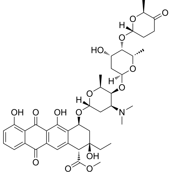 Aclacinomycin A Chemical Structure