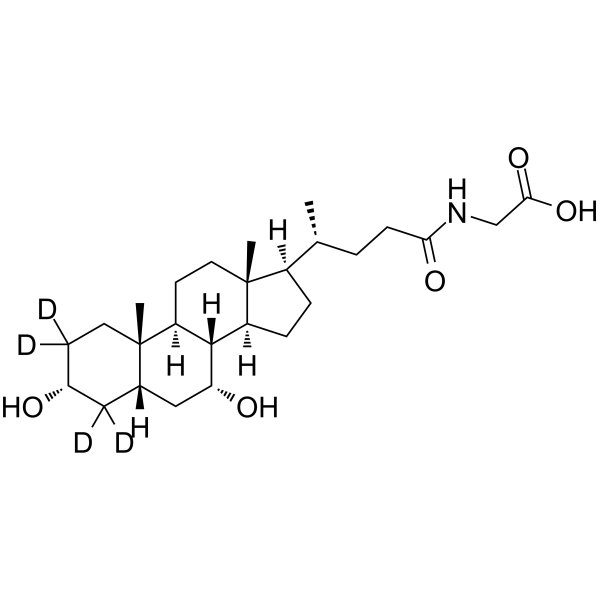 <em>Glycochenodeoxycholic</em> acid-d4