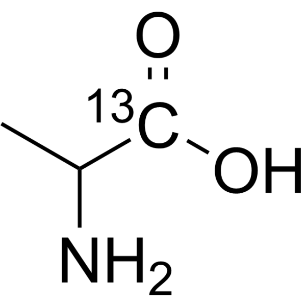 DL-Alanine-<sup>13</sup>C-1 Chemical Structure
