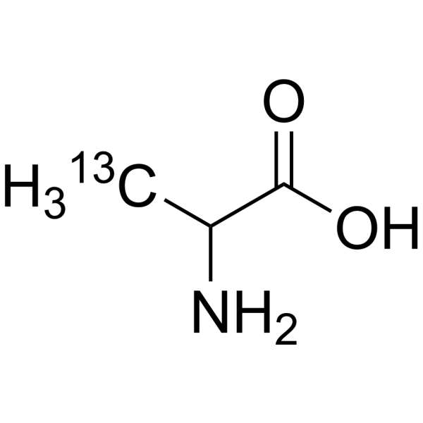 DL-Alanine-<sup>13</sup>C-3 Chemical Structure