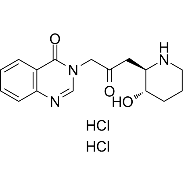 Febrifugine dihydrochloride Chemical Structure