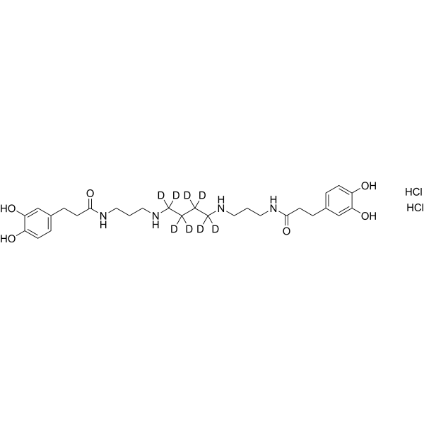 Kukoamine A-d<sub>8</sub> dihydrochloride Chemical Structure