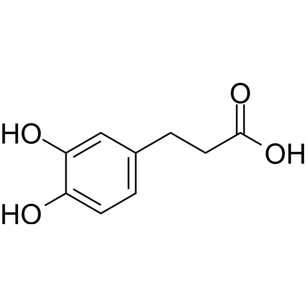 Dihydrocaffeic acid Chemical Structure
