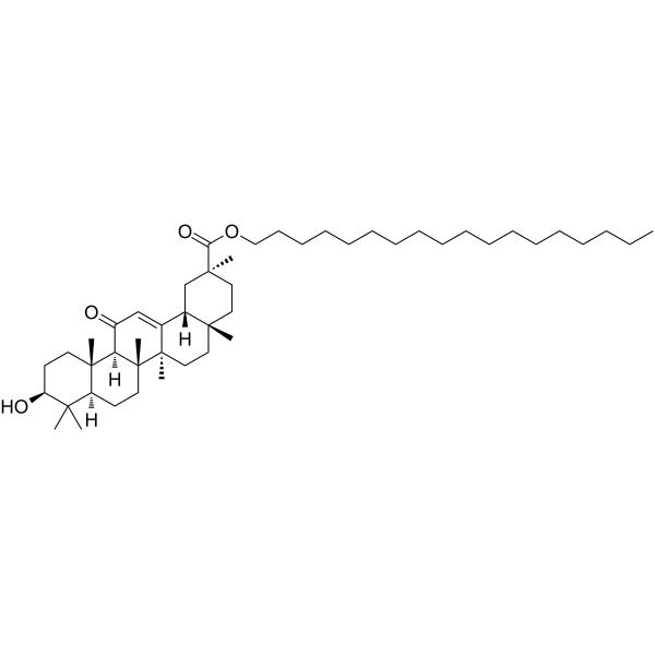 Stearyl glycyrrhetinate Chemical Structure