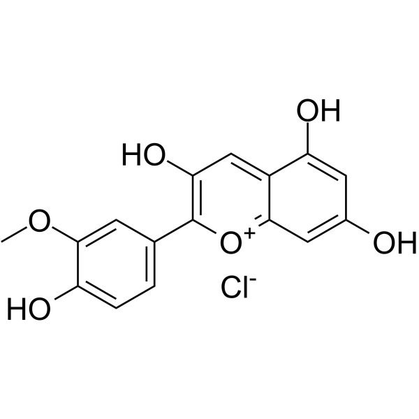 Peonidin chloride Chemical Structure