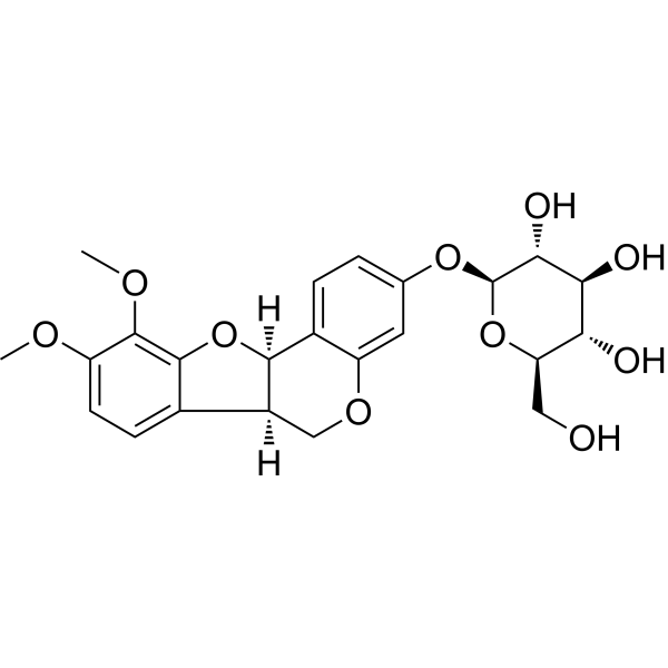 Methylnissolin-3-O-glucoside Chemical Structure