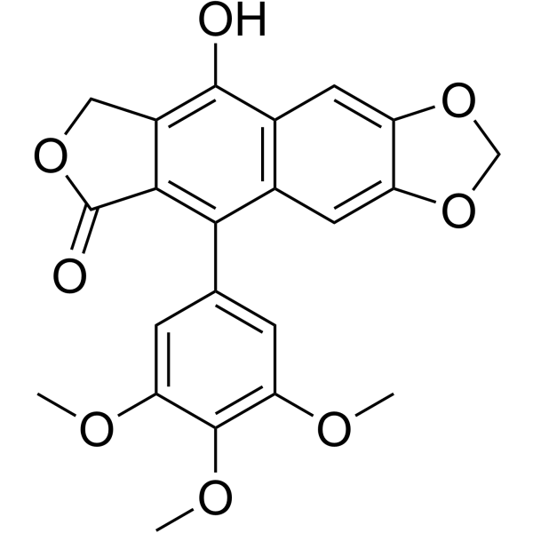 Tetradehydropodophyllotoxin Chemical Structure