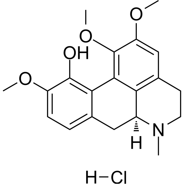 Isocorydine hydrochloride Chemical Structure