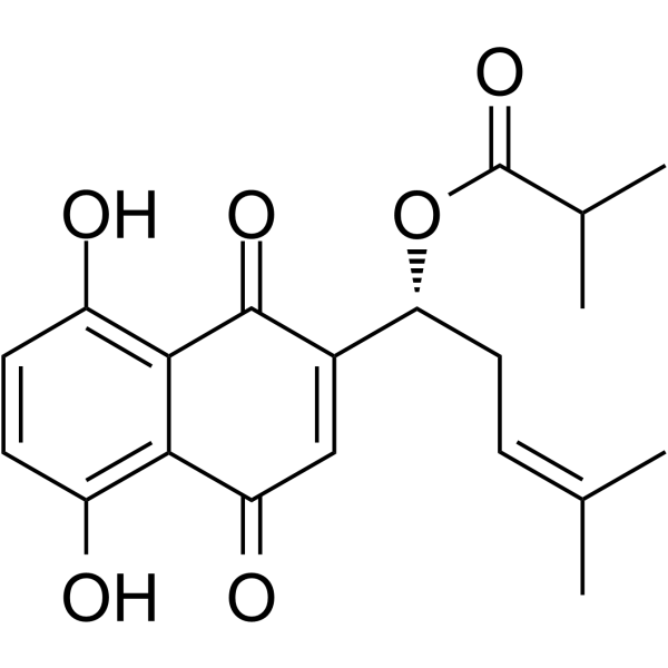 Isobutylshikonin Chemical Structure