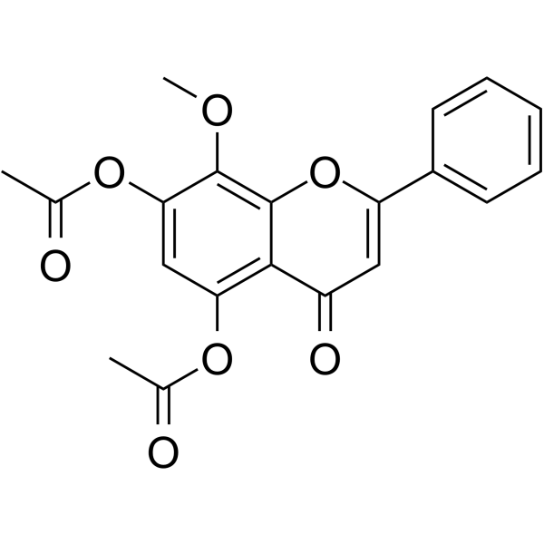5,7-Diacetoxy-<em>8</em>-methoxyflavone