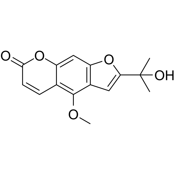 2-(1-<em>Hydroxy</em>-1-methylethyl)-4-methoxyfuro-[3,2-g]benzopyran-7-one