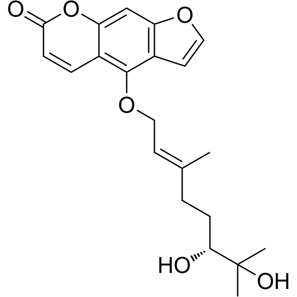 (R)-6',7'-Dihydroxybergamottin Chemical Structure