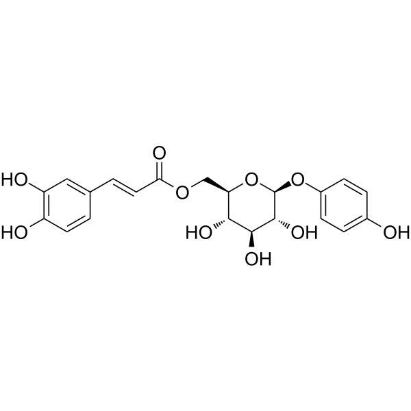 6-O-Caffeoylarbutin Chemical Structure