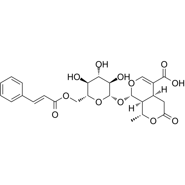 6'-O-Cinnamoyl-8-epikingisidic acid Chemical Structure