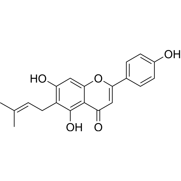 6-Prenylapigenin Chemical Structure