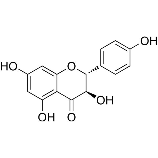 Dihydrokaempferol Chemical Structure