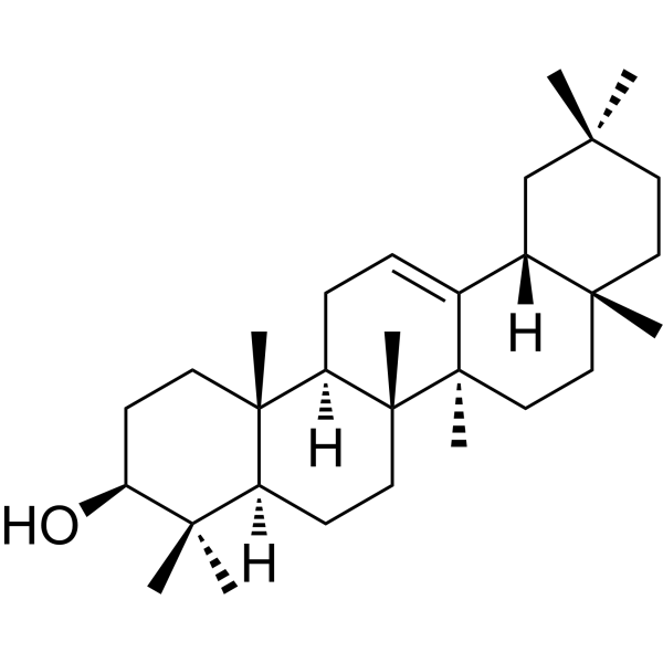 β-Amyrin Chemical Structure