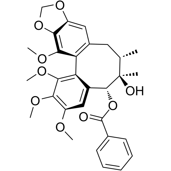 Benzoylgomisin P Chemical Structure