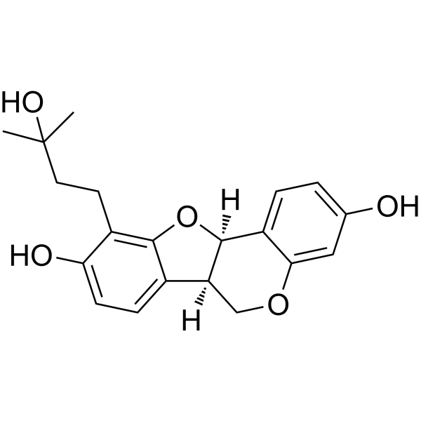 Phaseollidin hydrate Chemical Structure