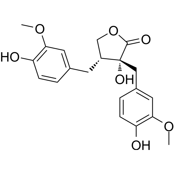 (+)-Nortrachelogenin Chemical Structure