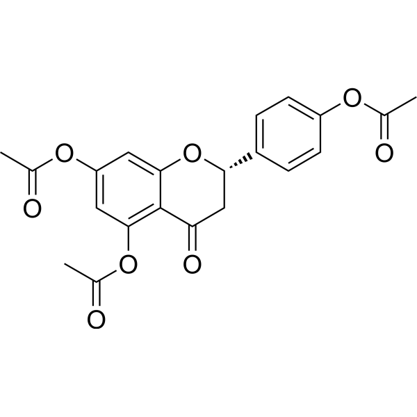 Naringenin triacetate Chemical Structure