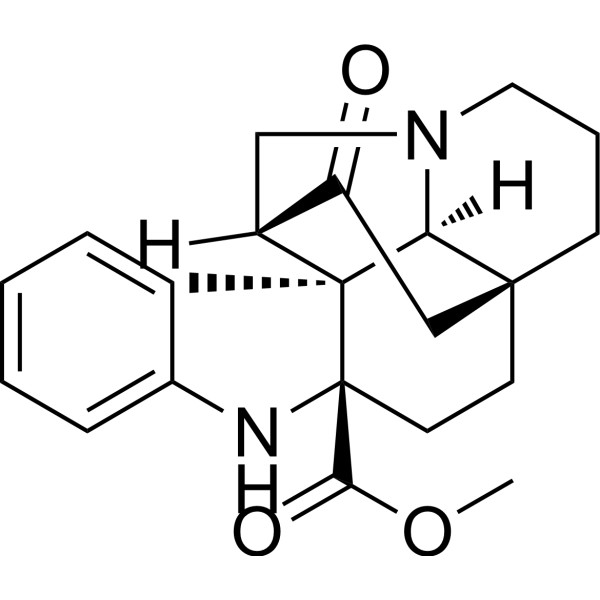 Methyl N1-demethoxycarbonylchanofruticosinate Chemical Structure