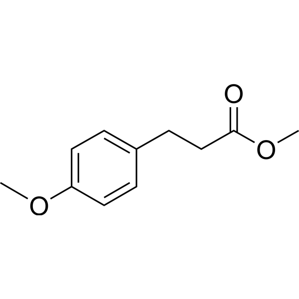 Methyl p-methoxyhydrocinnamate Chemical Structure