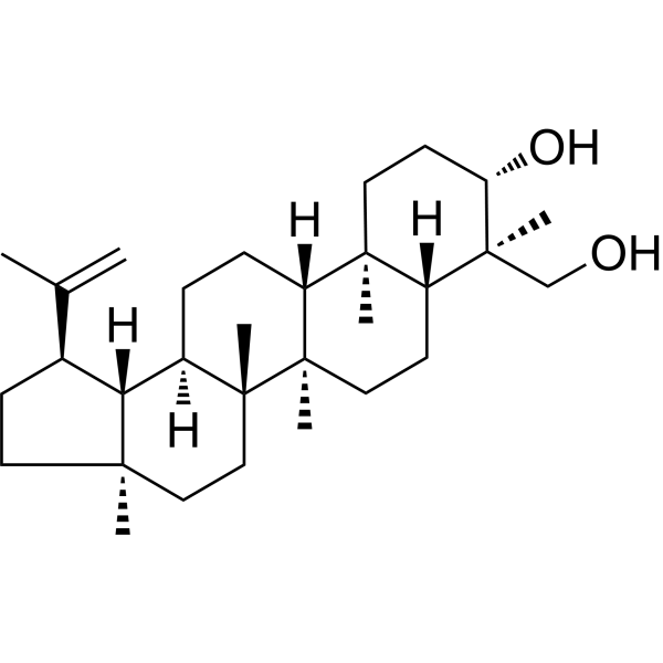 (3β,4α)-Lup-20(29)-ene-3,23-diol Chemical Structure
