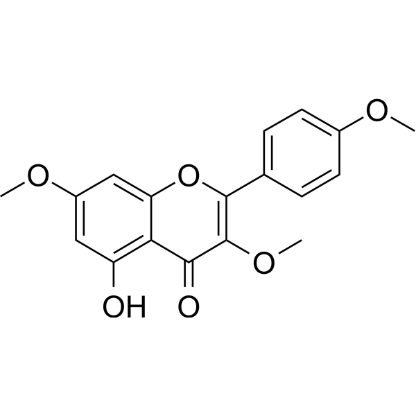 Kaempferol 3,7,4'-trimethyl ether Chemical Structure