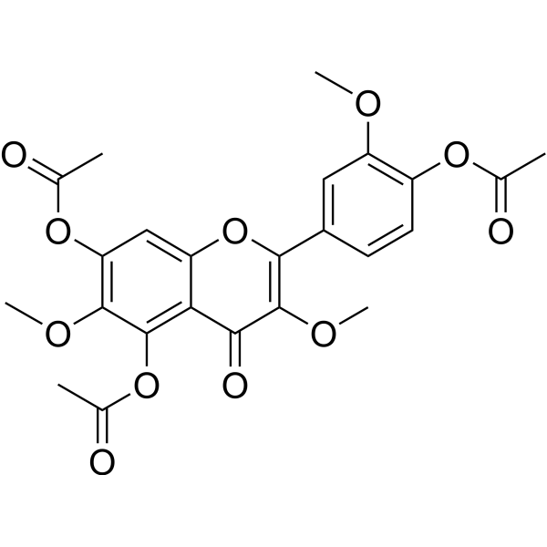 Jaceidin triacetate Chemical Structure