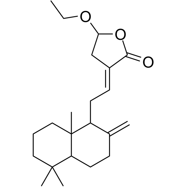 Ethoxycoronarin D Chemical Structure