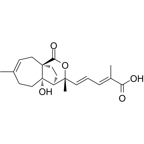 Deacetylpseudolaric acid A Chemical Structure