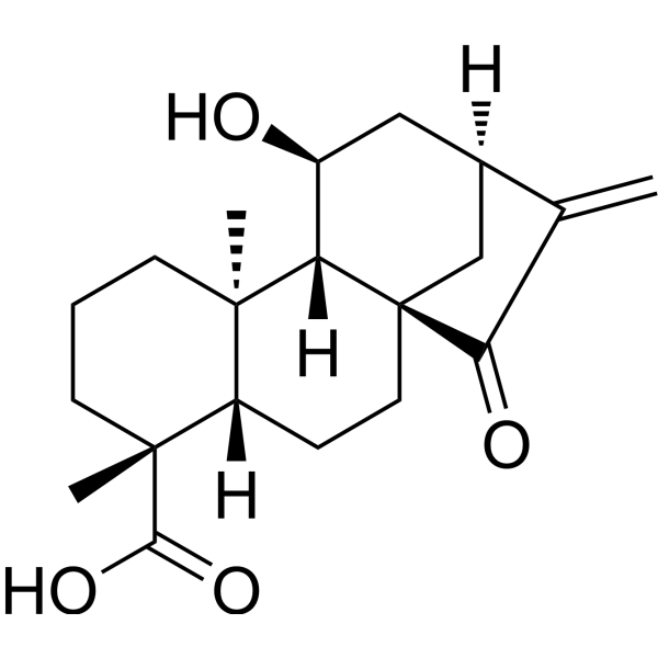 ent-11α-Hydroxy-15-oxokaur-16-en-19-oic acid Chemical Structure