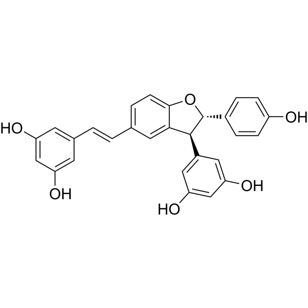 δ-Viniferin Chemical Structure