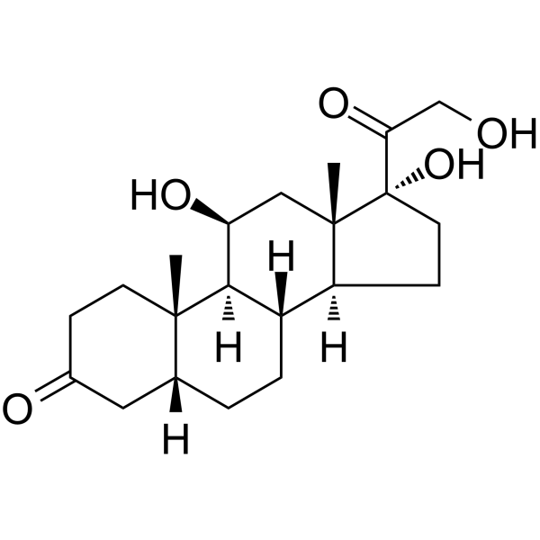5β-Dihydrocortisol Chemical Structure