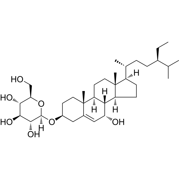 Ikshusterol 3-O-glucoside Chemical Structure
